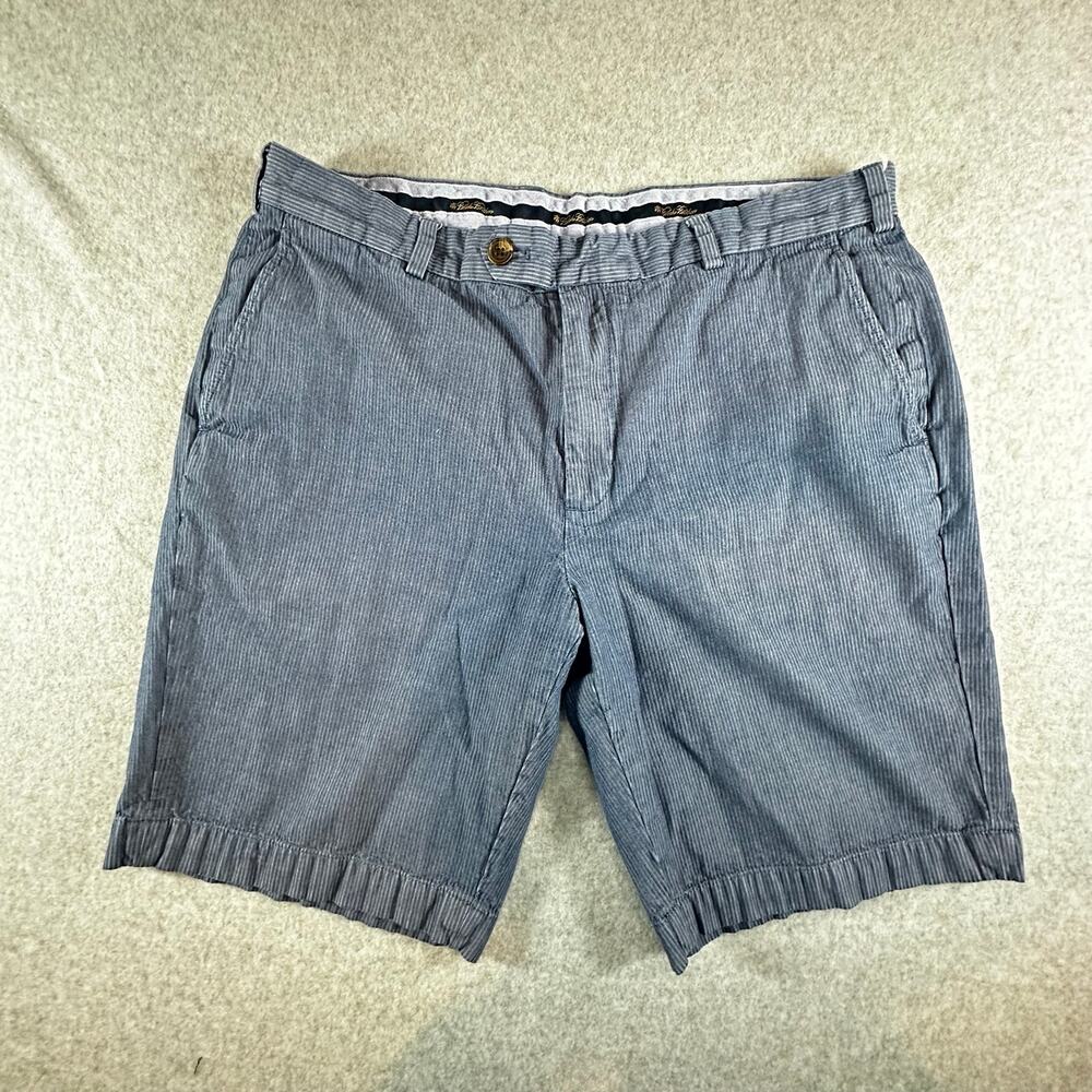 Brooks Brothers Regent Fit Fine Wale Corduroy Shorts Mens 38 Slate Blue